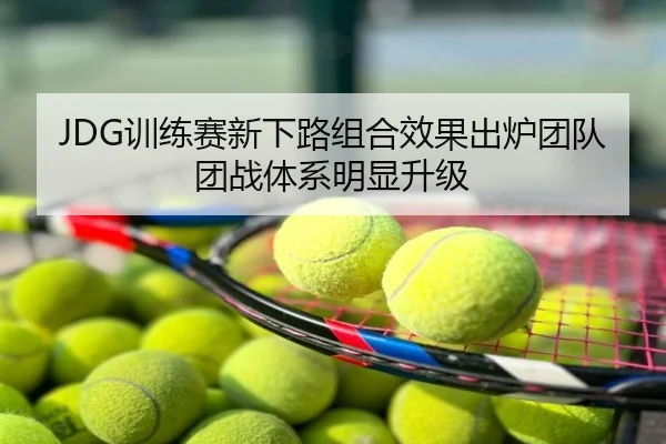 JDG训练赛新下路组合效果出炉团队团战体系明显升级